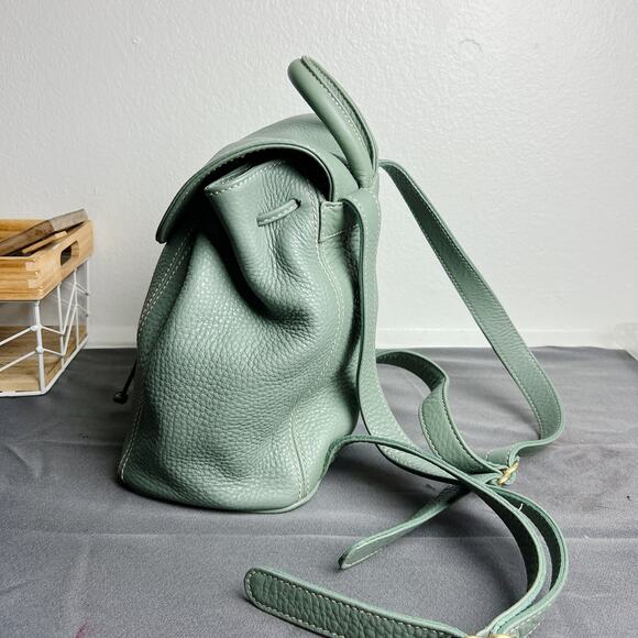 Coach Sonoma Leather Daypack Sea Blue Large Backpack 4911 - Picture 6 of 12